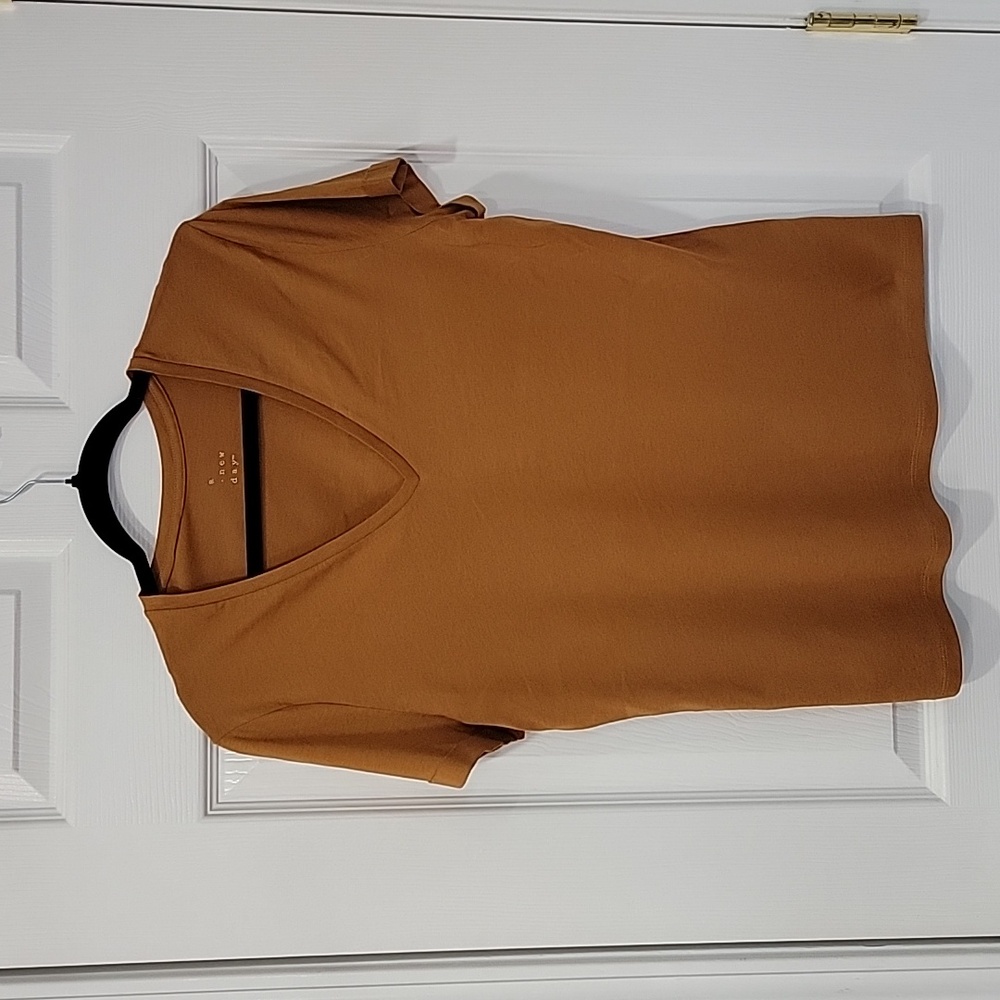 A new day v neck shirt in brown